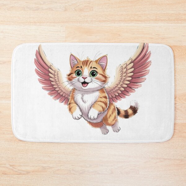 Item preview, Flying Angel Cat – Cute Fantasy Kitty Art designed and sold by start-tool.