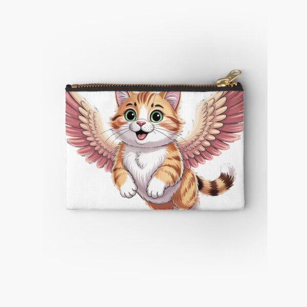 Item preview, Flying Angel Cat – Cute Fantasy Kitty Art designed and sold by start-tool.