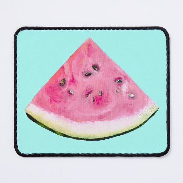 Item preview, DISCO WATERMELON POP | Turquoise Summer Oil Painting | Retro Funky Art designed and sold by BlueberrySwan.