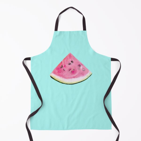 Item preview, DISCO WATERMELON POP | Turquoise Summer Oil Painting | Retro Funky Art designed and sold by Baroness Swan.