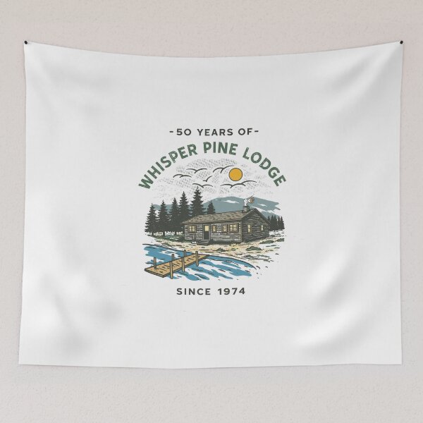 Item preview, Camiseta del 50.º aniversario de Whisper Pine Lodge designed and sold by Matinez Pink.