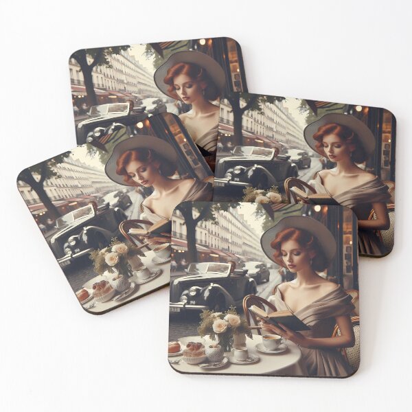 Item preview, Parisian Morning Coffee & Reading designed and sold by Ars-Mystica-AM.