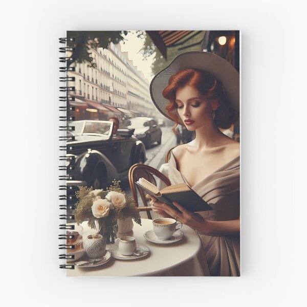 Item preview, Parisian Morning Coffee & Reading designed and sold by Ars-Mystica-AM.