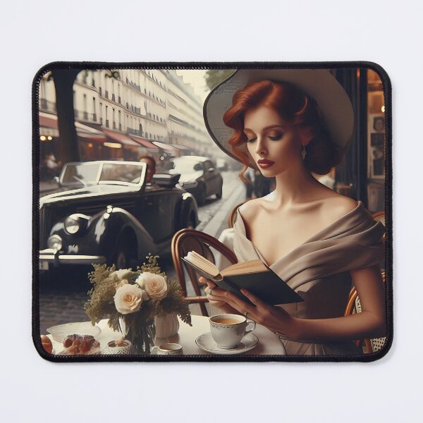 Item preview, Parisian Morning Coffee & Reading designed and sold by Ars-Mystica-AM.