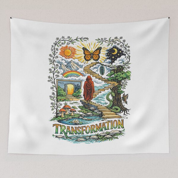 Item preview, Transformation Journey T-Shirt designed and sold by Matinez Pink.