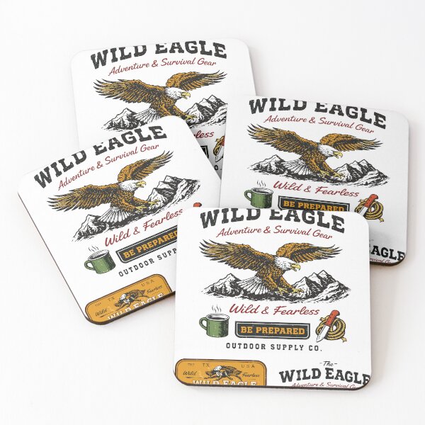 Item preview, Wild Eagle Adventure Gear T-Shirt designed and sold by Matinez Pink.