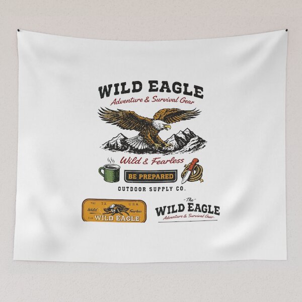 Item preview, Wild Eagle Adventure Gear T-Shirt designed and sold by Matinez Pink.