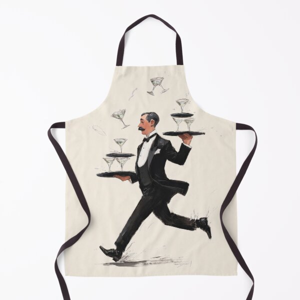 Item preview, Neutral Martini Cocktail Waiter designed and sold by Nova~Prints.