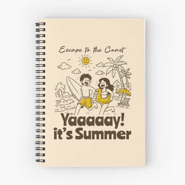 Artikelvorschau, Juhu, es ist Sommer! – Fröhliches Strandfeeling im Cartoon-Design entworfen und verkauft von adipra.