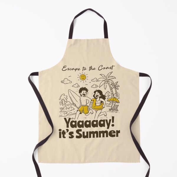 Item preview, Yaaay It’s Summer – Fun Beach Vibes Cartoon Design designed and sold by adipra.