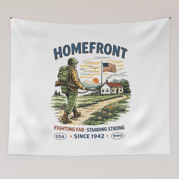 Item preview, Vintage Homefront Soldier T-Shirt designed and sold by Matinez Pink.