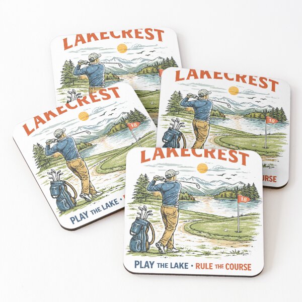 Item preview, Lakecrest Golf Course Tee designed and sold by Matinez Pink.
