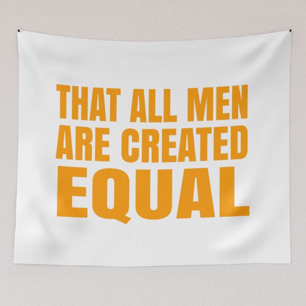 Item preview, We Hold These Truths Thomas Jefferson Quote All Men Created Equal designed and sold by DuneHaicna.