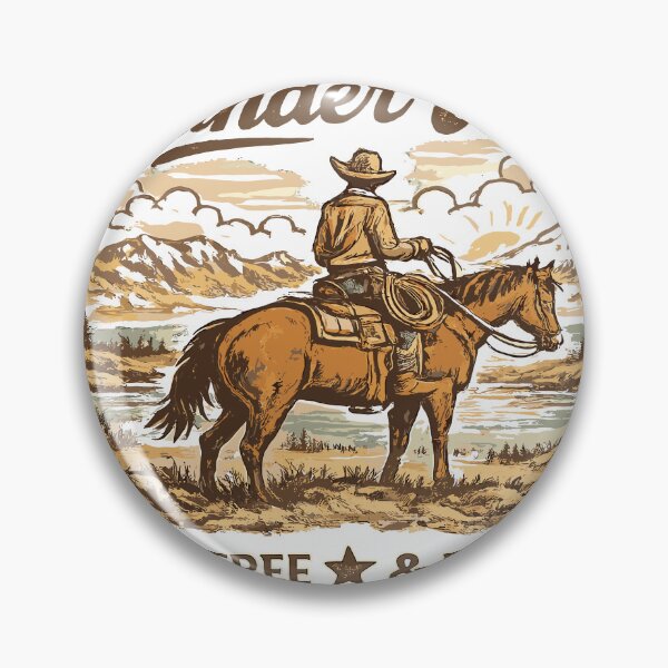 Item preview, Wander Wild Cowboy Horse T-Shirt designed and sold by Matinez Pink.