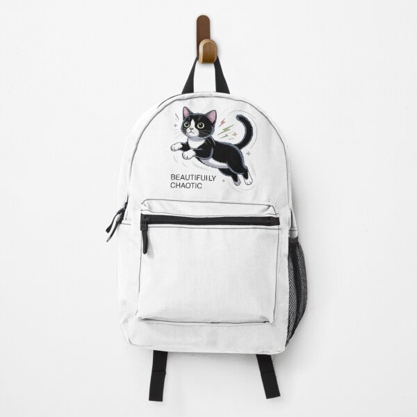 Item preview, Beautifully Chaotic Funny Tuxedo Cat Design designed and sold by Cool-cat-art.
