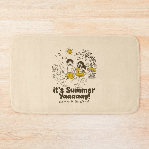 Artikelvorschau, Juhu, es ist Sommer! – Fröhliches Strandfeeling im Cartoon-Design entworfen und verkauft von adipra.