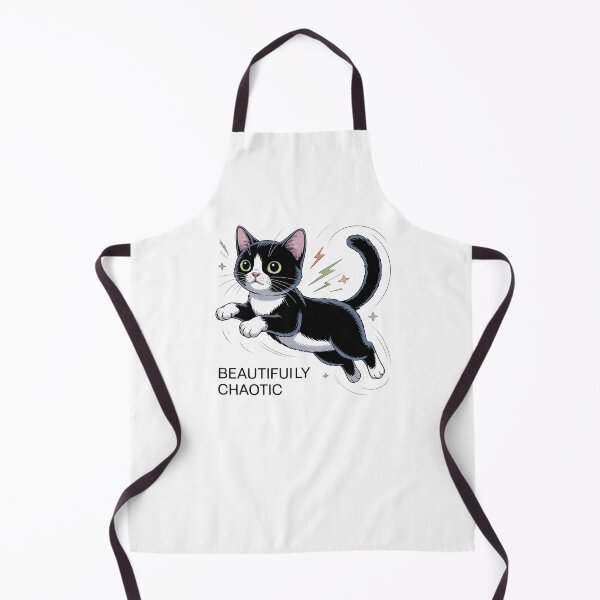 Item preview, Beautifully Chaotic Funny Tuxedo Cat Design designed and sold by Cool-cat-art.