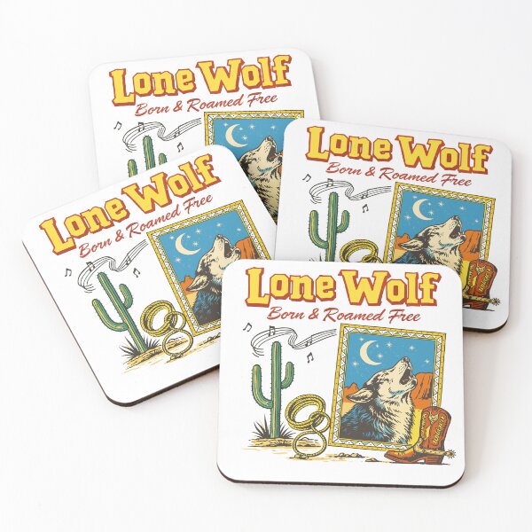 Item preview, Lone Wolf Desert Howl T-Shirt designed and sold by Matinez Pink.