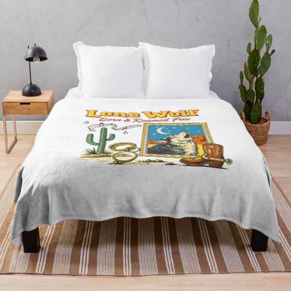 Item preview, Lone Wolf Desert Howl T-Shirt designed and sold by Matinez Pink.