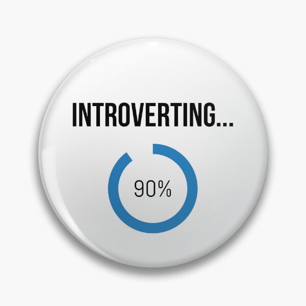 Item preview, Introverting Loading Process Logo designed and sold by logowannawear.
