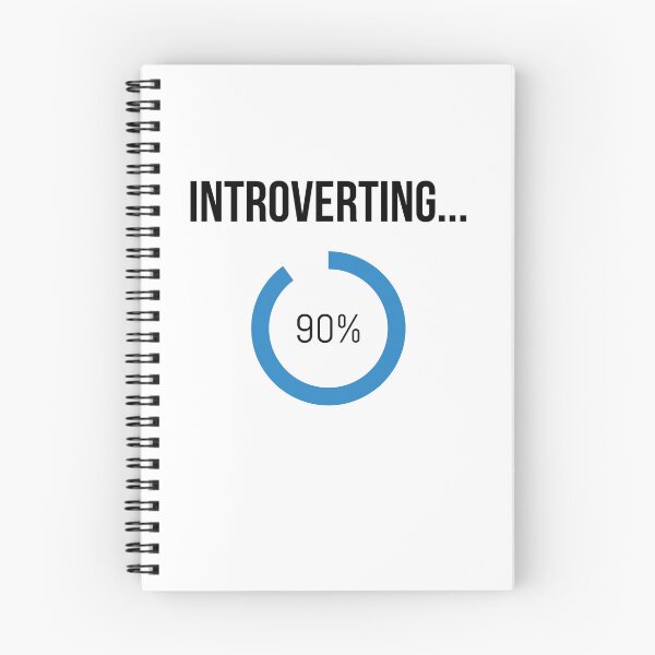 Item preview, Introverting Loading Process Logo designed and sold by logowannawear.