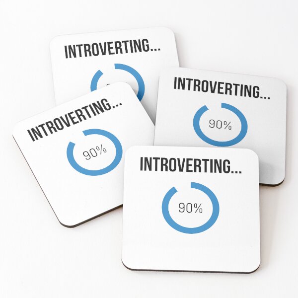 Item preview, Introverting Loading Process Logo designed and sold by logowannawear.