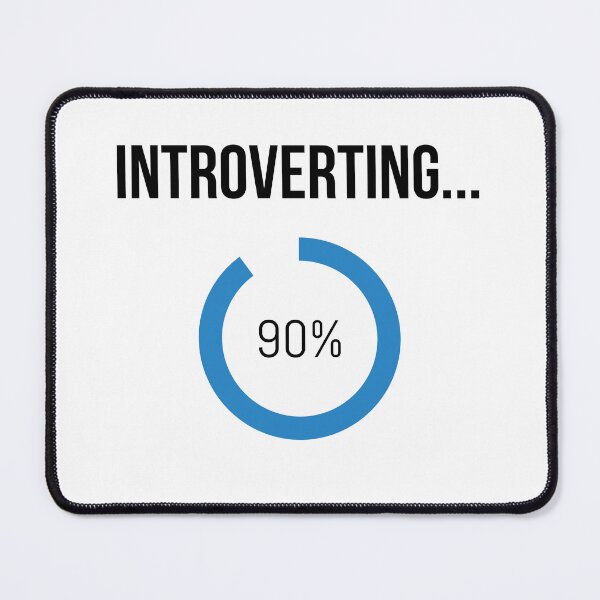 Item preview, Introverting Loading Process Logo designed and sold by logowannawear.