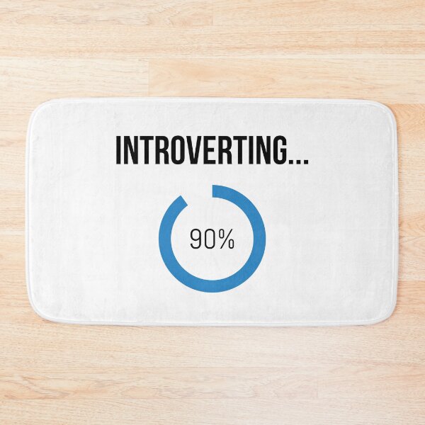 Item preview, Introverting Loading Process Logo designed and sold by logowannawear.