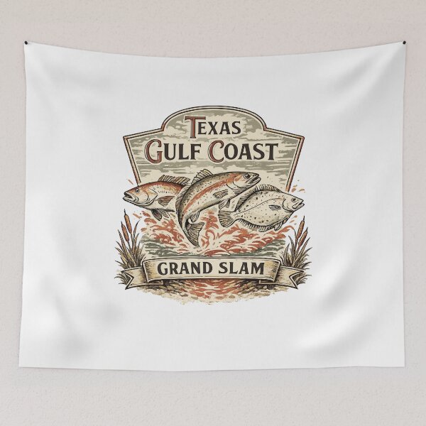Item preview, Texas Gulf Coast Grand Slam Fishing designed and sold by Matinez Pink.