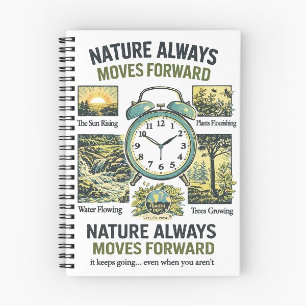 Item preview, Nature Always Moves Forward T-Shirt designed and sold by Matinez Pink.