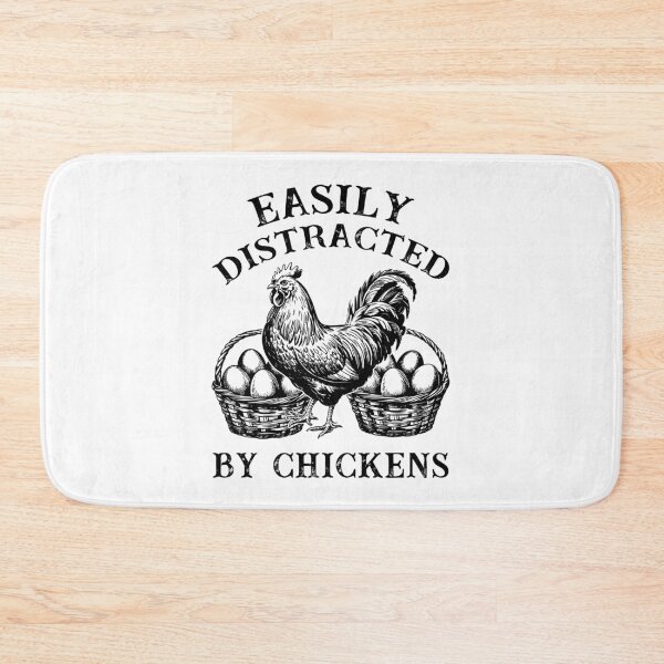 Item preview, Easily Distracted By Chickens Vintage Retro Aesthetic designed and sold by Dmetalx Art Apparel.