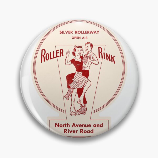 Item preview, Silver Rollerway Roller Rink Gary Indiana Roller Skating Rink Sticker Decal Label designed and sold by tislord.