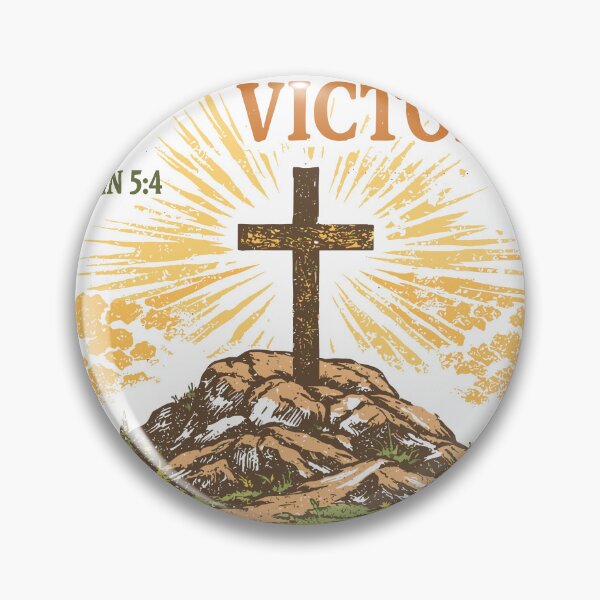 Item preview, Faith & Victory Christian Cross T-Shirt designed and sold by Matinez Pink.