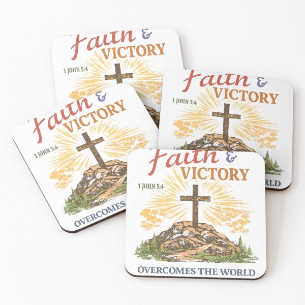 Item preview, Faith & Victory Christian Cross T-Shirt designed and sold by Matinez Pink.