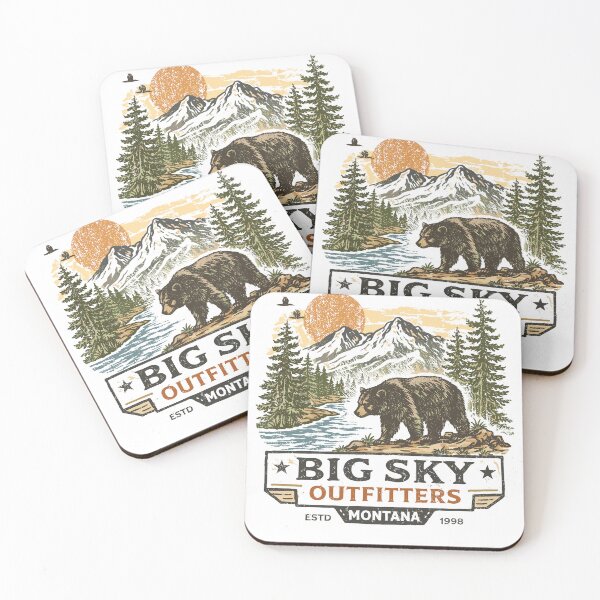 Item preview, Big Sky Outfitters Montana T-Shirt designed and sold by Matinez Pink.