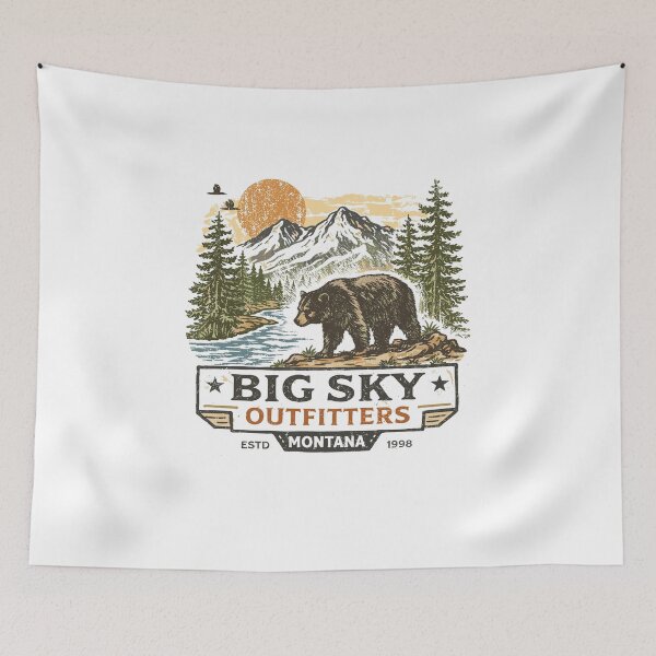 Item preview, Big Sky Outfitters Montana T-Shirt designed and sold by Matinez Pink.