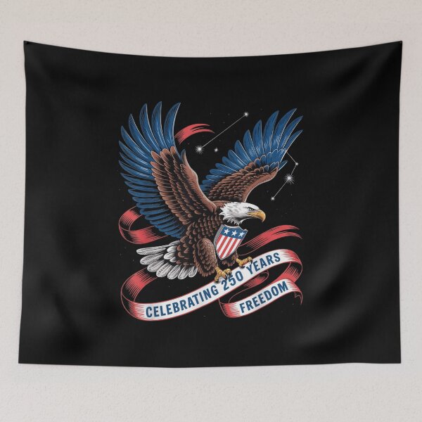 Item preview, USA 250th Anniversary “Eagle Glory” Celebrating 250 Years Of Freedom  designed and sold by Soceitiz.