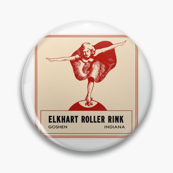 Item preview, Elkhart Roller Rink Goshen Indiana Roller Skating Rink Sticker Decal Label designed and sold by tislord.