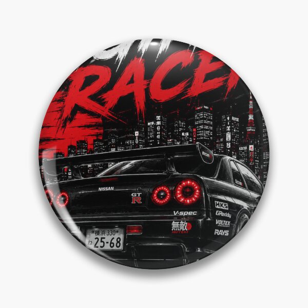 Item preview, Night Racer Tokyo Drift T-Shirt | JDM Skyline GT-R Street Racing Design designed and sold by No Limits Garage.