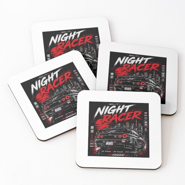 Item preview, Night Racer Tokyo Drift T-Shirt | JDM Skyline GT-R Street Racing Design designed and sold by No Limits Garage.