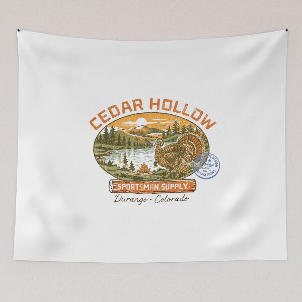 Item preview, Cedar Hollow Turkey Hunting T-Shirt designed and sold by Matinez Pink.