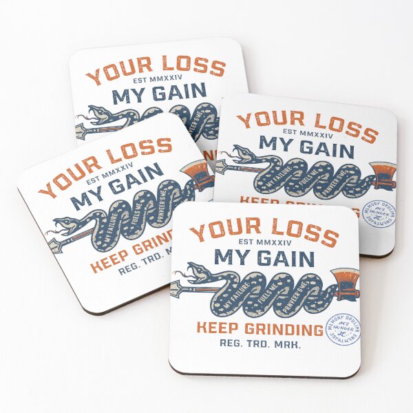 Item preview, Motivational T-Shirt: Your Loss My Gain designed and sold by Matinez Pink.