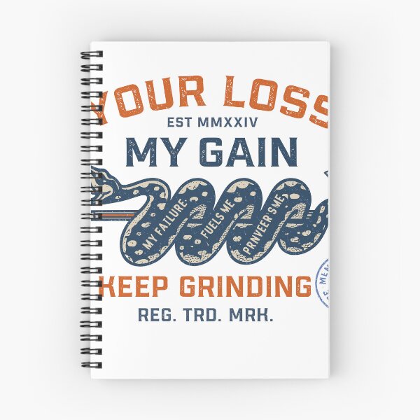 Item preview, Motivational T-Shirt: Your Loss My Gain designed and sold by Matinez Pink.