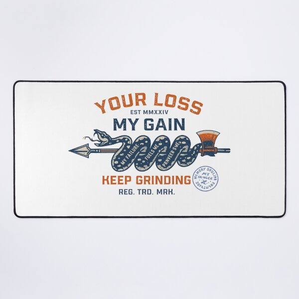 Item preview, Motivational T-Shirt: Your Loss My Gain designed and sold by Matinez Pink.