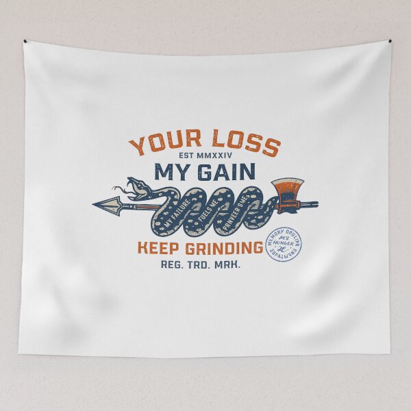 Item preview, Motivational T-Shirt: Your Loss My Gain designed and sold by Matinez Pink.