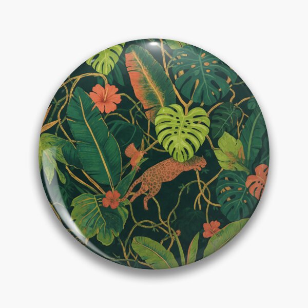 Item preview, Luxurious Emerald Jungle Canopy Pattern designed and sold by Jandedan.