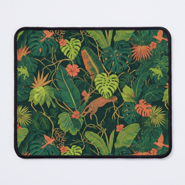 Item preview, Luxurious Emerald Jungle Canopy Pattern designed and sold by Jandedan.