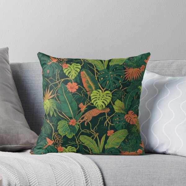 Item preview, Luxurious Emerald Jungle Canopy Pattern designed and sold by Jandedan.