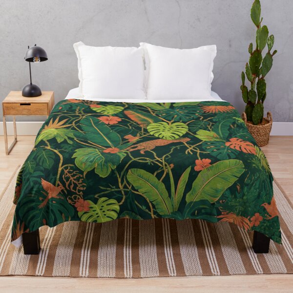 Item preview, Luxurious Emerald Jungle Canopy Pattern designed and sold by Jandedan.