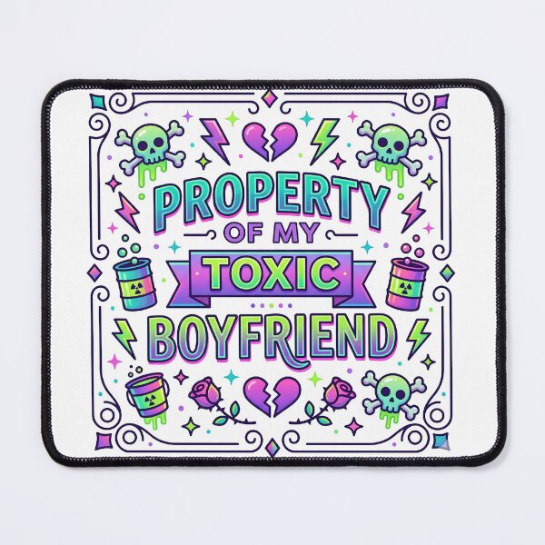 Item preview, boyfriend gift, toxic boyfriend, bf gift, gf gift, girlfriend gift, cute girlfriend designed and sold by TrueArtVibes.